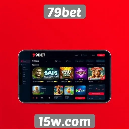 Interface do usuário acessível no 79bet